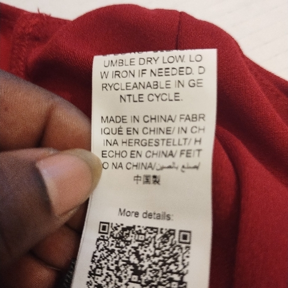 Shein women's red pullover crop top corset w/boning size small - Picture 9 of 10